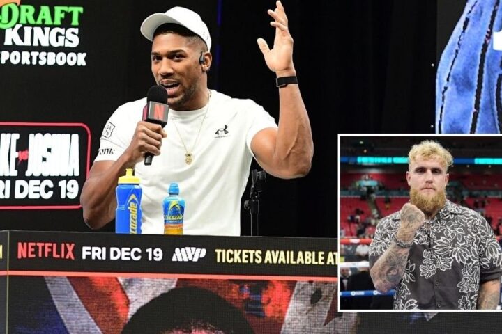 Anthony Joshua denies fight fix claims ahead of bout with Jake Paul