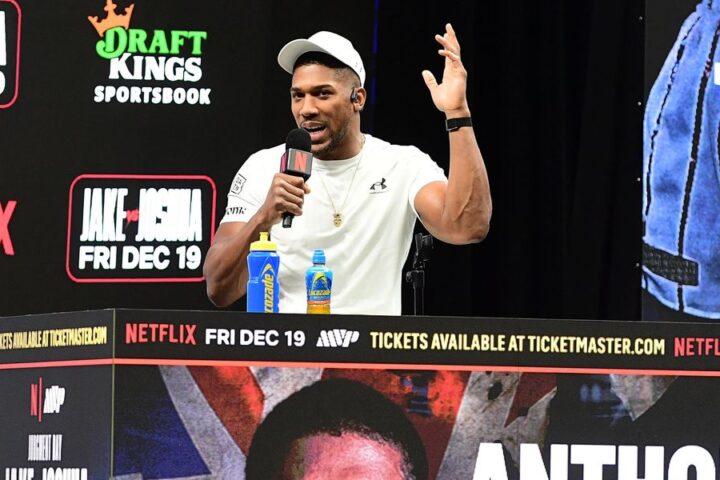 Anthony Joshua predicts early knockout against Jake Paul in upcoming Miami showdown