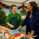 Christmas special of Great British Bake Off reunites Peep Show cast, but lacks edge