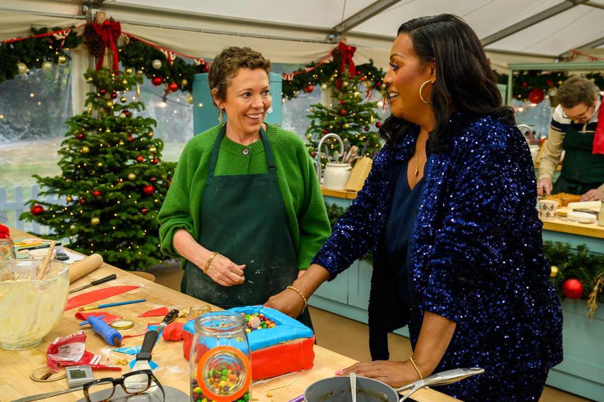 Christmas special of Great British Bake Off reunites Peep Show cast, but lacks edge