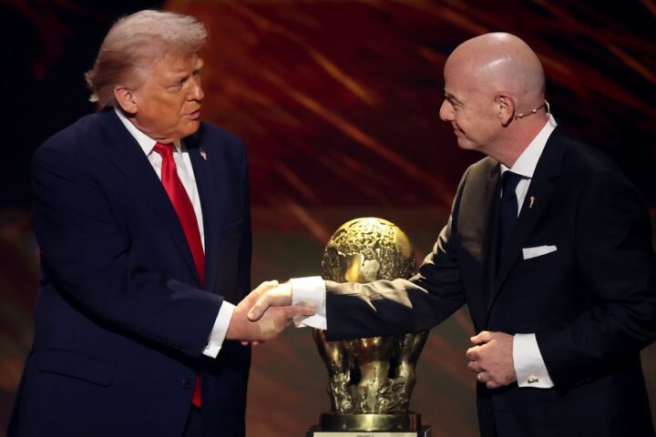 Donald Trump awarded first FIFA Peace Prize during World Cup draw ceremony