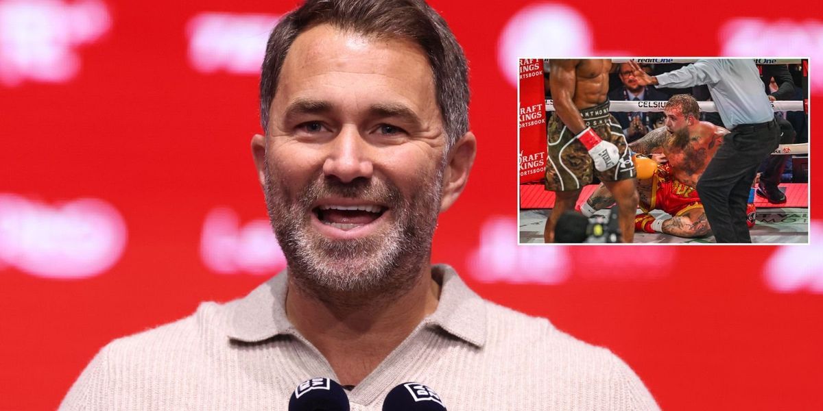 Eddie Hearn dismisses Jake Paul’s claims of wobbling Anthony Joshua during their bout