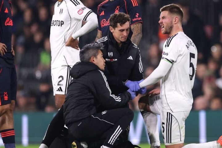 Joachim Andersen suffers dislocated finger during Fulham's match against Nottingham Forest