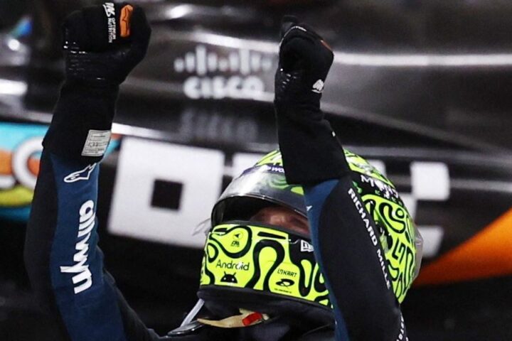 Lando Norris emotional after winning first Formula One title in Abu Dhabi