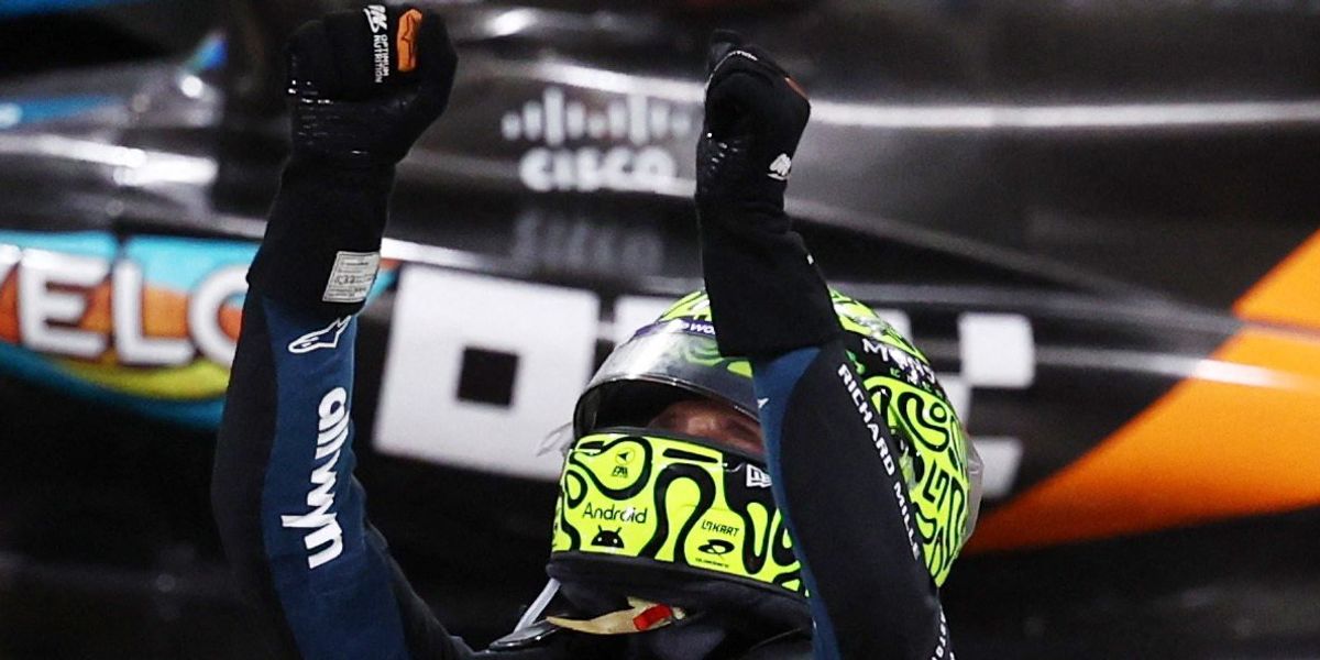 Lando Norris emotional after winning first Formula One title in Abu Dhabi