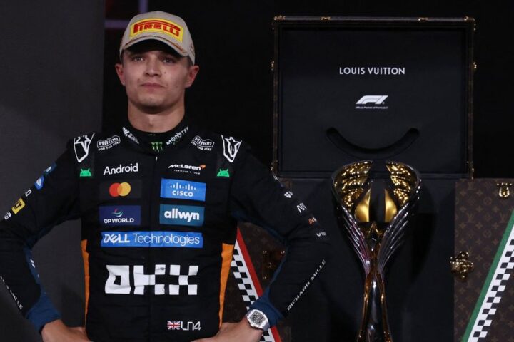 Lando Norris omitted from New Year's Honours list after winning Formula One championship