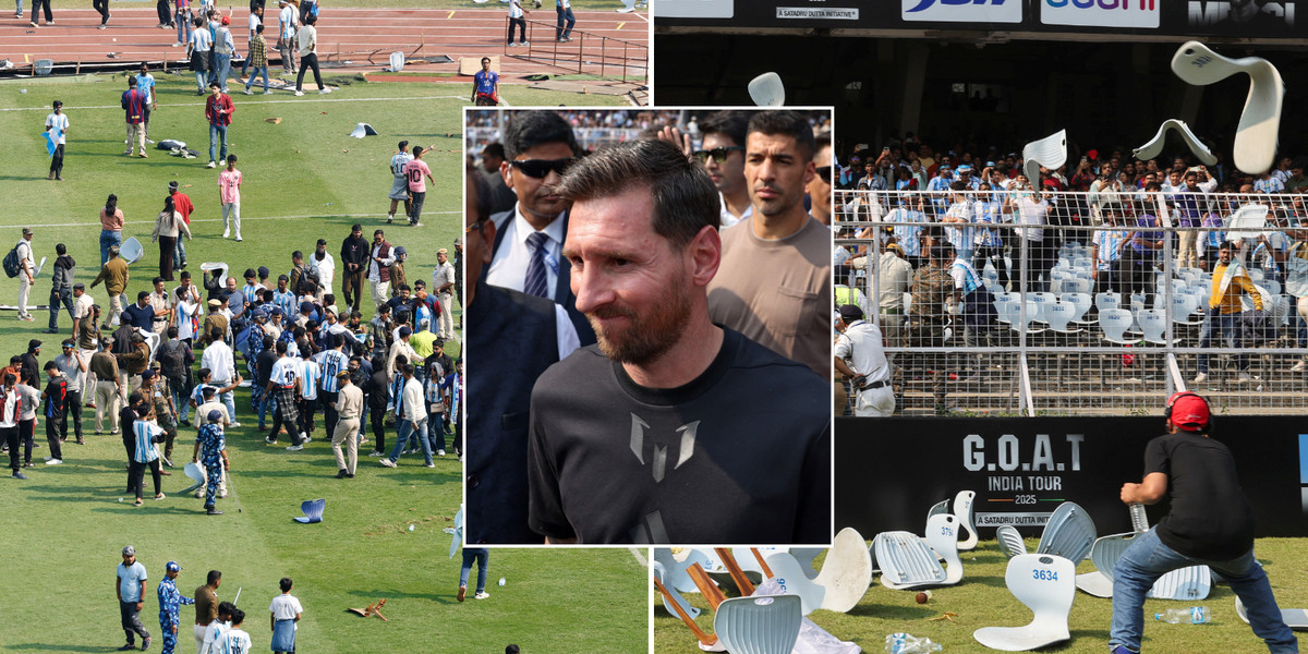Lionel Messi's visit to India leads to chaos and fan outrage at stadium event