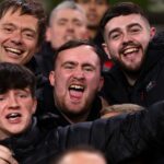 Luke Littler attends Manchester United match ahead of World Darts Championship title defence