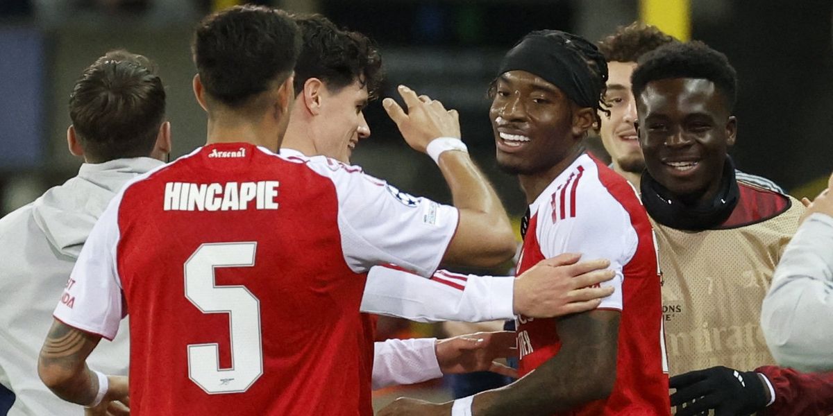 Noni Madueke shines as Arsenal secures commanding 3-0 win over Club Brugge in Champions League