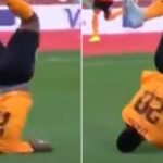 Patson Daka's acrobatic celebration ends in a heavy fall at Africa Cup of Nations