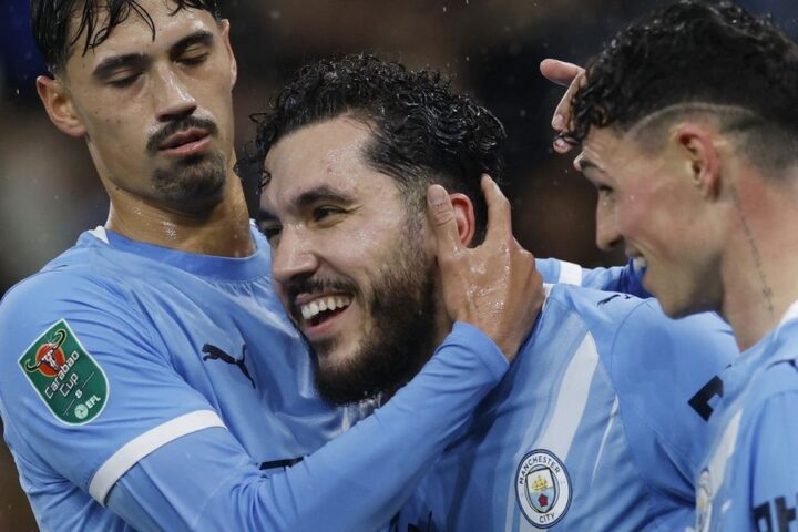 Rayan Cherki's crucial goal secures Manchester City's place in Carabao Cup semi-finals