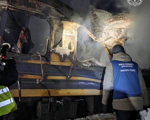 Russian drones strike civilian train in eastern Ukraine, killing at least four