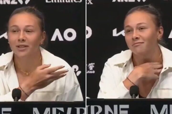 Amanda Anisimova refuses to engage in political discussions at Australian Open press conference