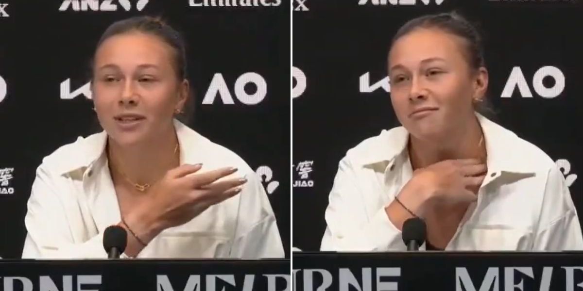 Amanda Anisimova refuses to engage in political discussions at Australian Open press conference