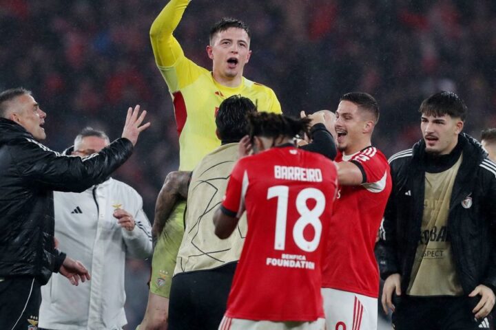 Anatoliy Trubin scores last-minute header as Benfica secures Champions League survival against Real Madrid