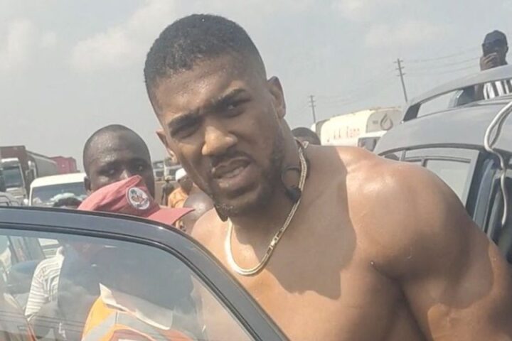 Anthony Joshua avoids death in Nigeria car crash after last-minute seat switch