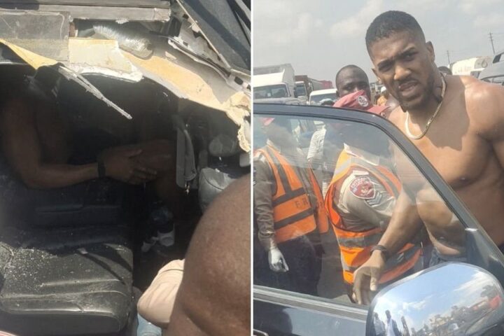 Anthony Joshua discharged from hospital after visiting funeral home for friends lost in accident