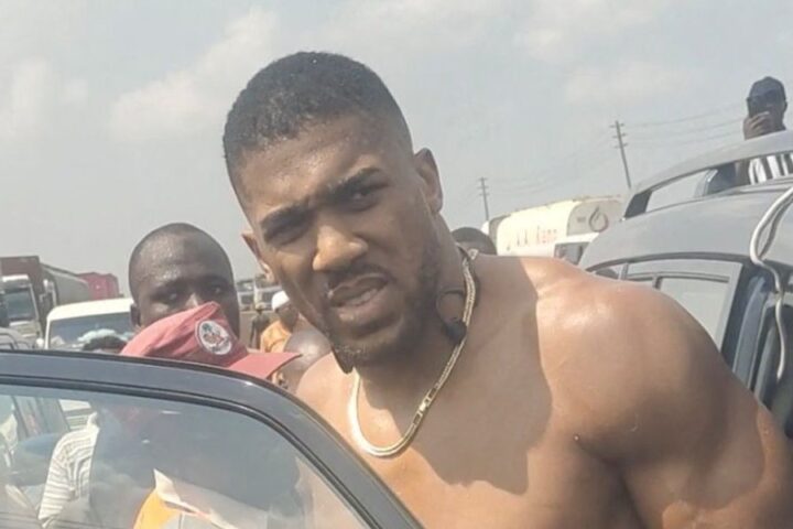 Anthony Joshua discharged from hospital following car crash that killed two friends