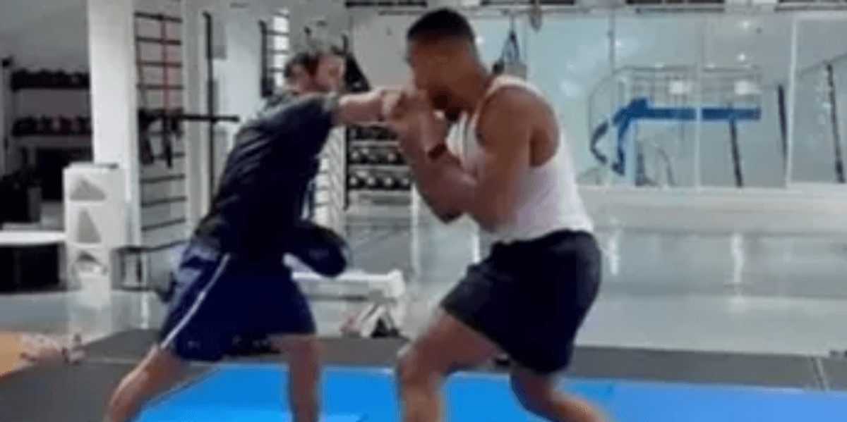 Anthony Joshua shares training footage as he recovers from Nigeria car crash tragedy