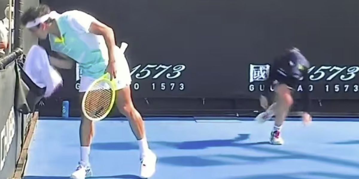 Ball kid collapses during Australian Open qualifying match, player rushes to assist