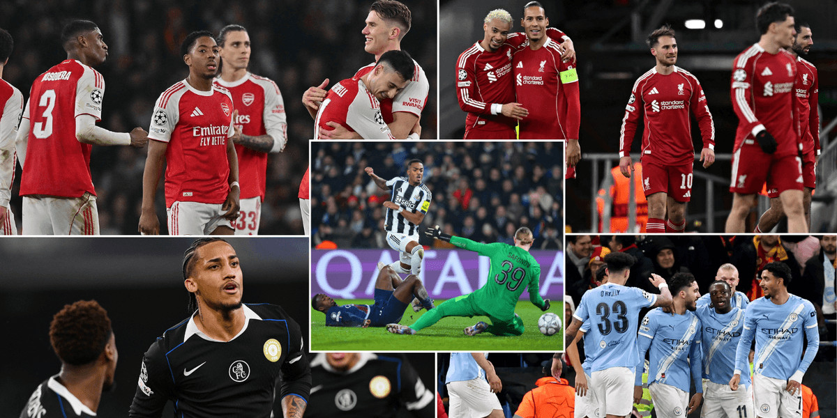 Champions League: Premier League teams secure spots as Arsenal, Chelsea, Liverpool, and City advance