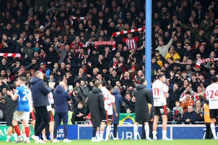 Chaos at south coast derby as ball boy injured and five fans arrested