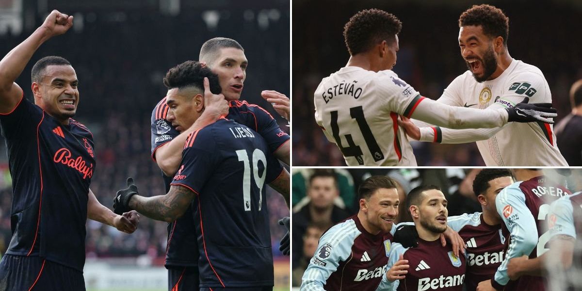 Chelsea, Nottingham Forest and Aston Villa secure vital away wins in Premier League action