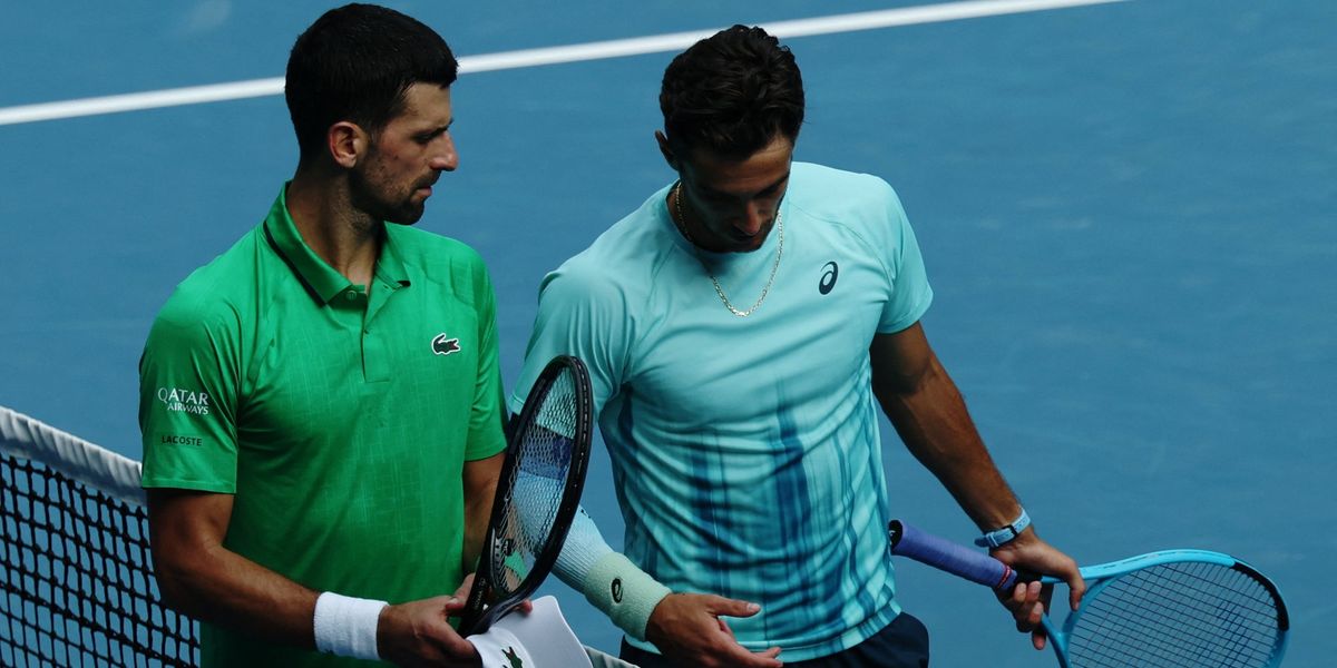 Djokovic shows sportsmanship after Musetti's withdrawal from Australian Open due to injury