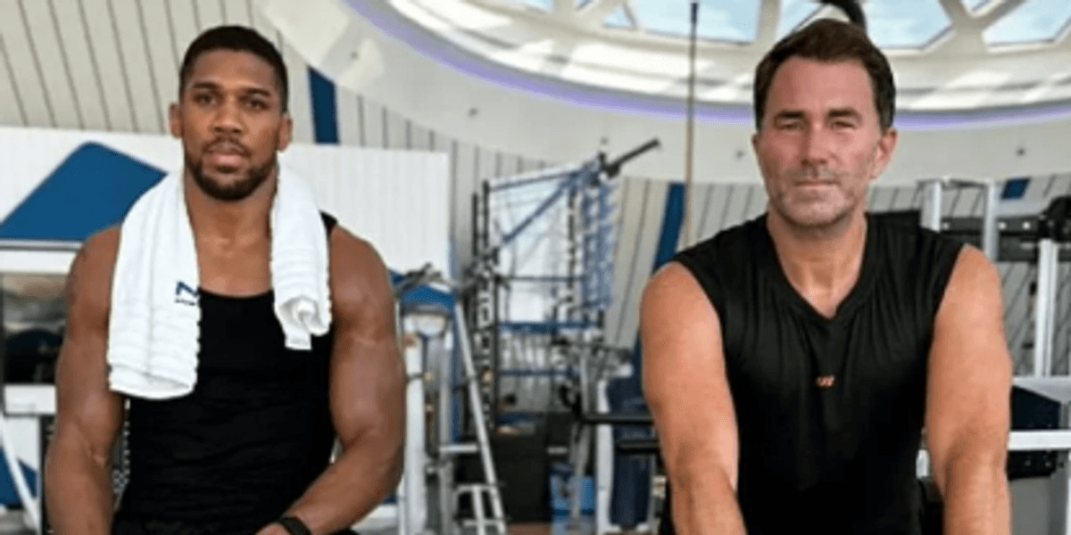 Eddie Hearn praises Anthony Joshua's resilience as boxer resumes training after car accident