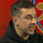 Gary Neville brands Gabriel Martinelli 'an idiot' for conduct in Arsenal-Liverpool draw