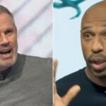 Jamie Carragher dismisses Gareth Southgate as Manchester United managerial candidate, shocking Thierry Henry