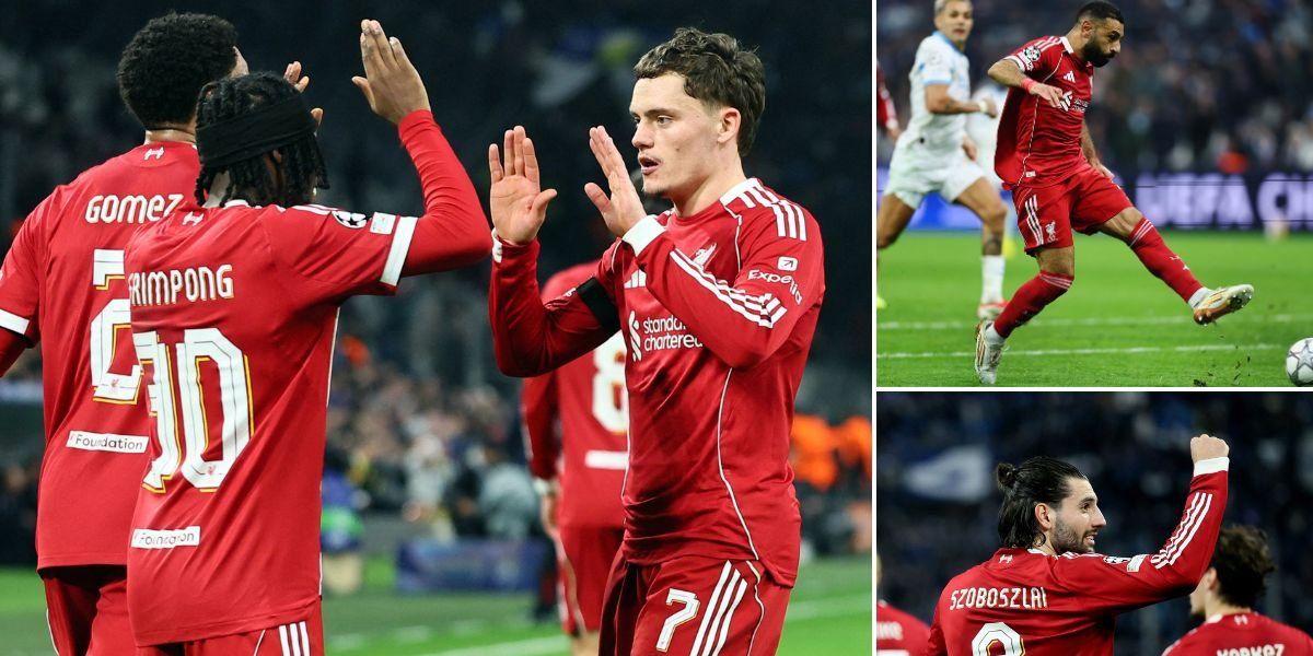 Liverpool secures 3-0 victory over Marseille in Champions League, boosting hopes for top-eight finish