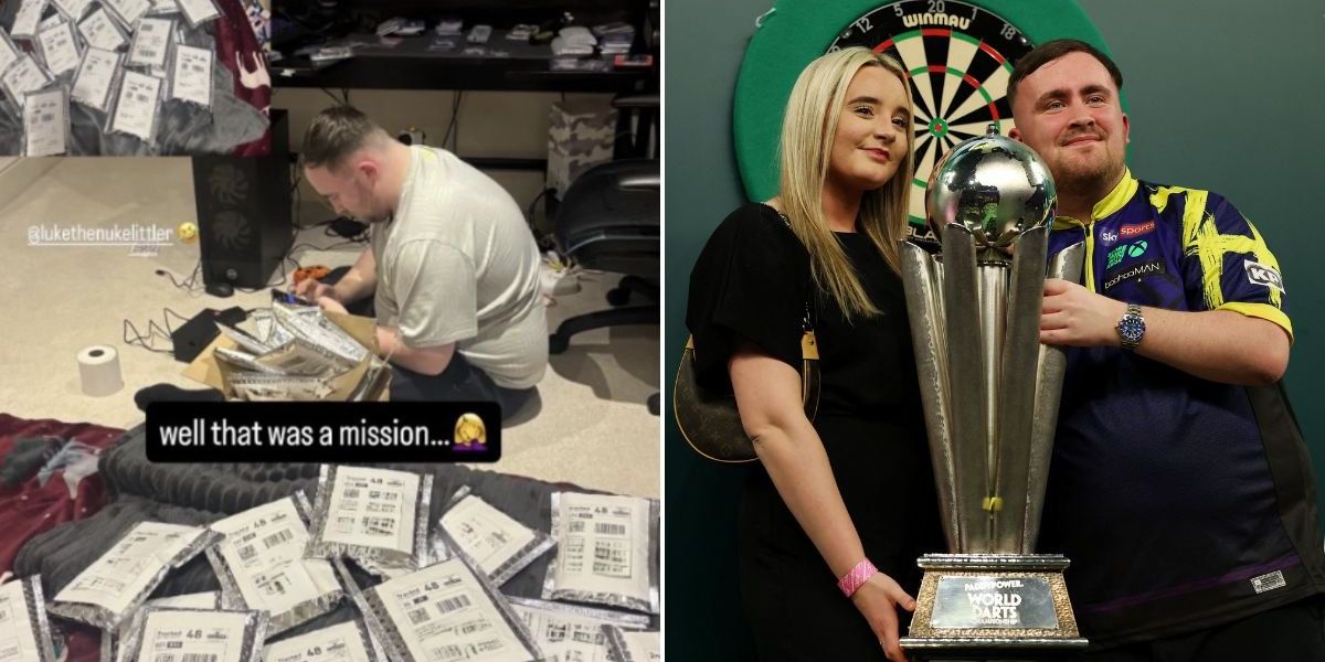 Luke Littler balances darts stardom with a personal side hustle selling memorabilia