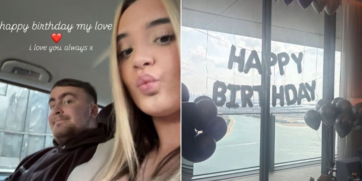 Luke Littler celebrates 19th birthday in Dubai with girlfriend Faith Millar and family