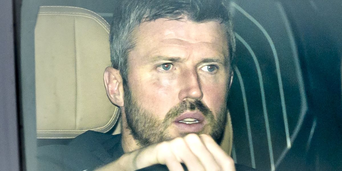 Michael Carrick photographed at Manchester United training facility ahead of anticipated appointment
