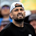 Nick Kyrgios suffers first-round defeat in singles return at Brisbane International