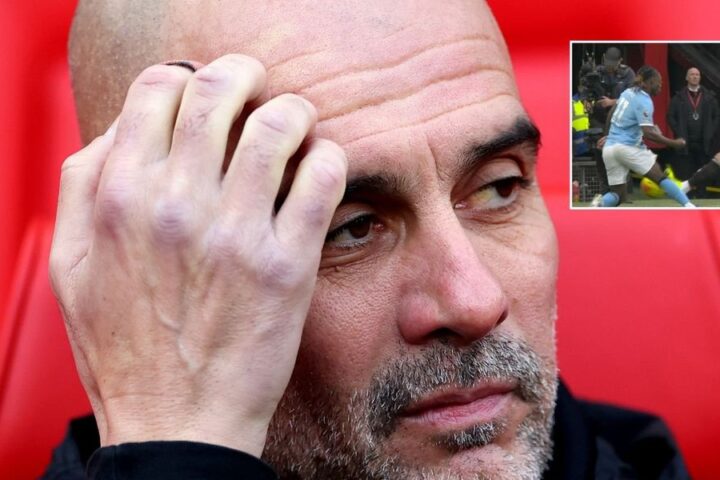 Pep Guardiola criticises officiating after Diogo Dalot escapes red card in Manchester derby loss