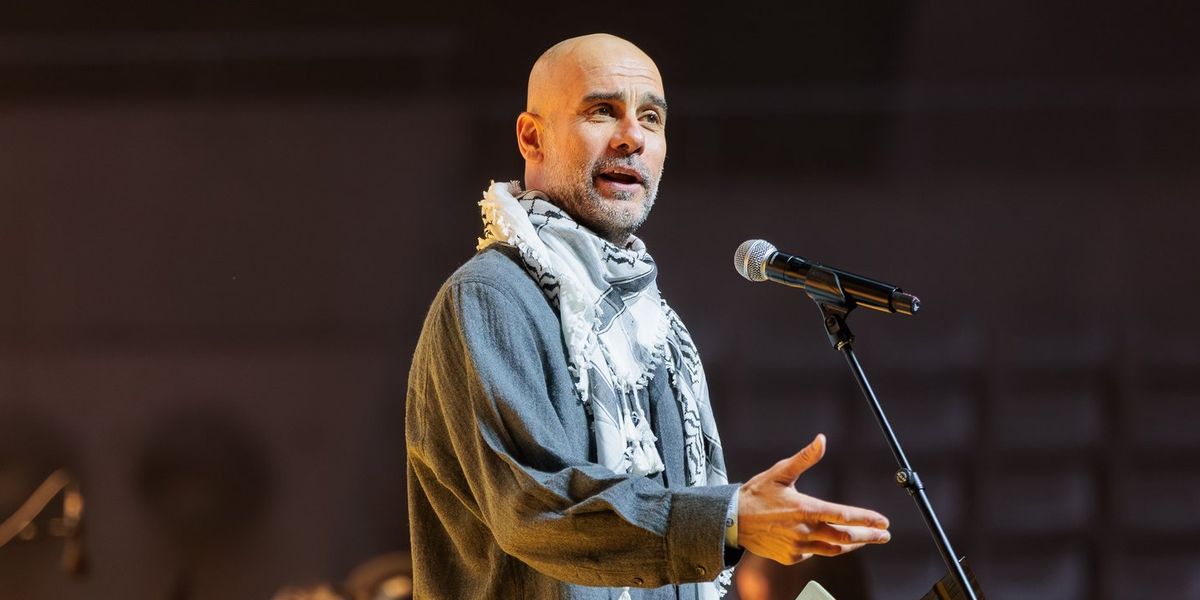 Pep Guardiola sparks controversy with Palestine speech during charity event in Barcelona