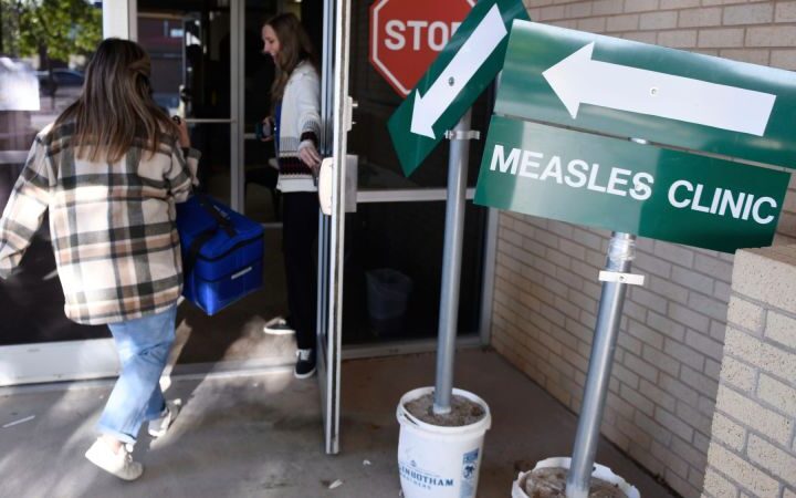 Record measles cases reported in the United States amid declining vaccination rates