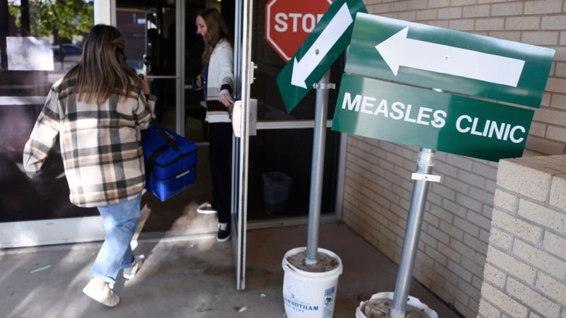 Record measles cases reported in the United States amid declining vaccination rates