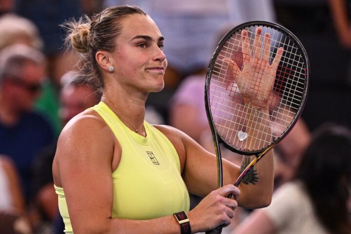 Sabalenka defends exhibition match against Kyrgios after commanding season opener in Brisbane