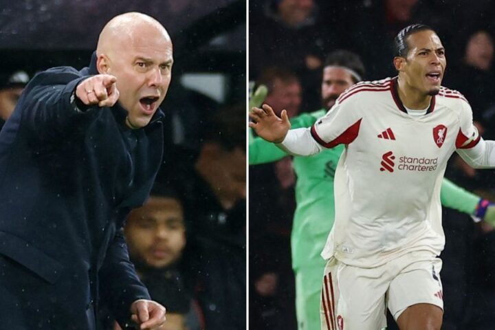 Slot and van Dijk disagree on cause of Liverpool's surprise loss to Bournemouth