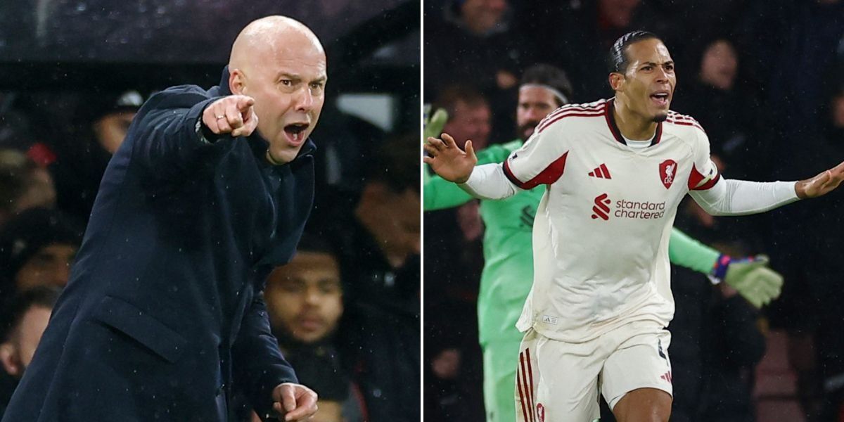 Slot and van Dijk disagree on cause of Liverpool's surprise loss to Bournemouth