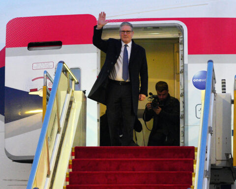 Starmer begins three-day visit to Beijing, the first by a UK PM in eight years