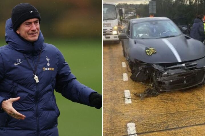 Tottenham players Wilson Odobert and Randal Kolo Muani unscathed after M25 car accident
