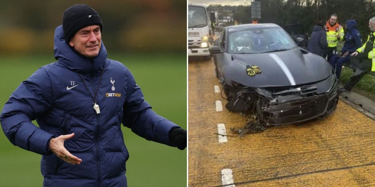 Tottenham players Wilson Odobert and Randal Kolo Muani unscathed after M25 car accident