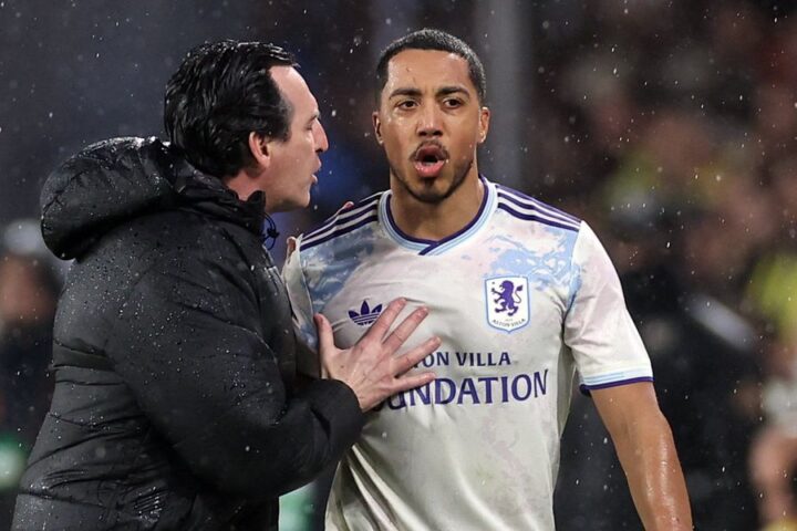 Unai Emery's touchline altercation with Youri Tielemans sparks fan confusion during Villa's win