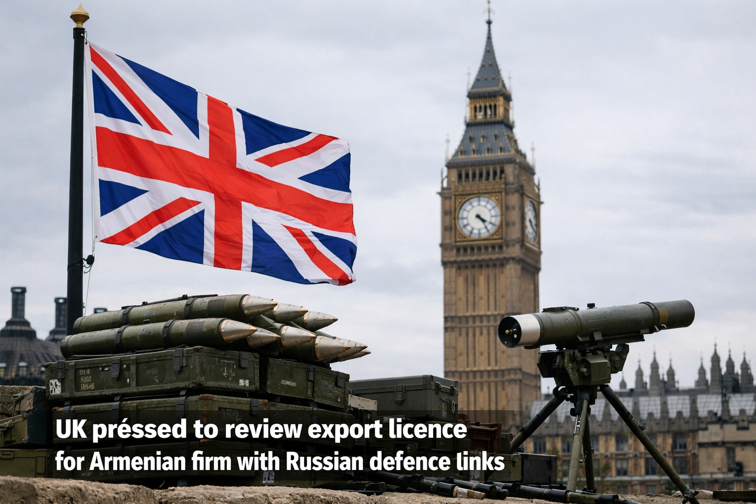 UK authorities pressed to review export licence for Armenian firm with Russian defence links