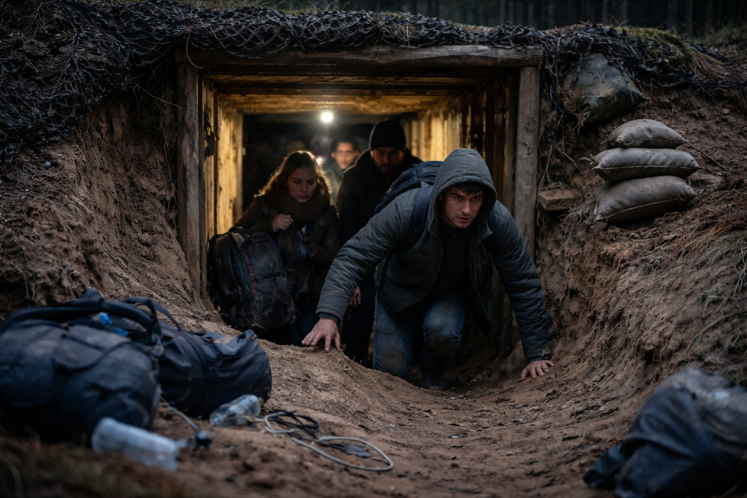 Secret underground passages used to channel migrants across Polish frontier