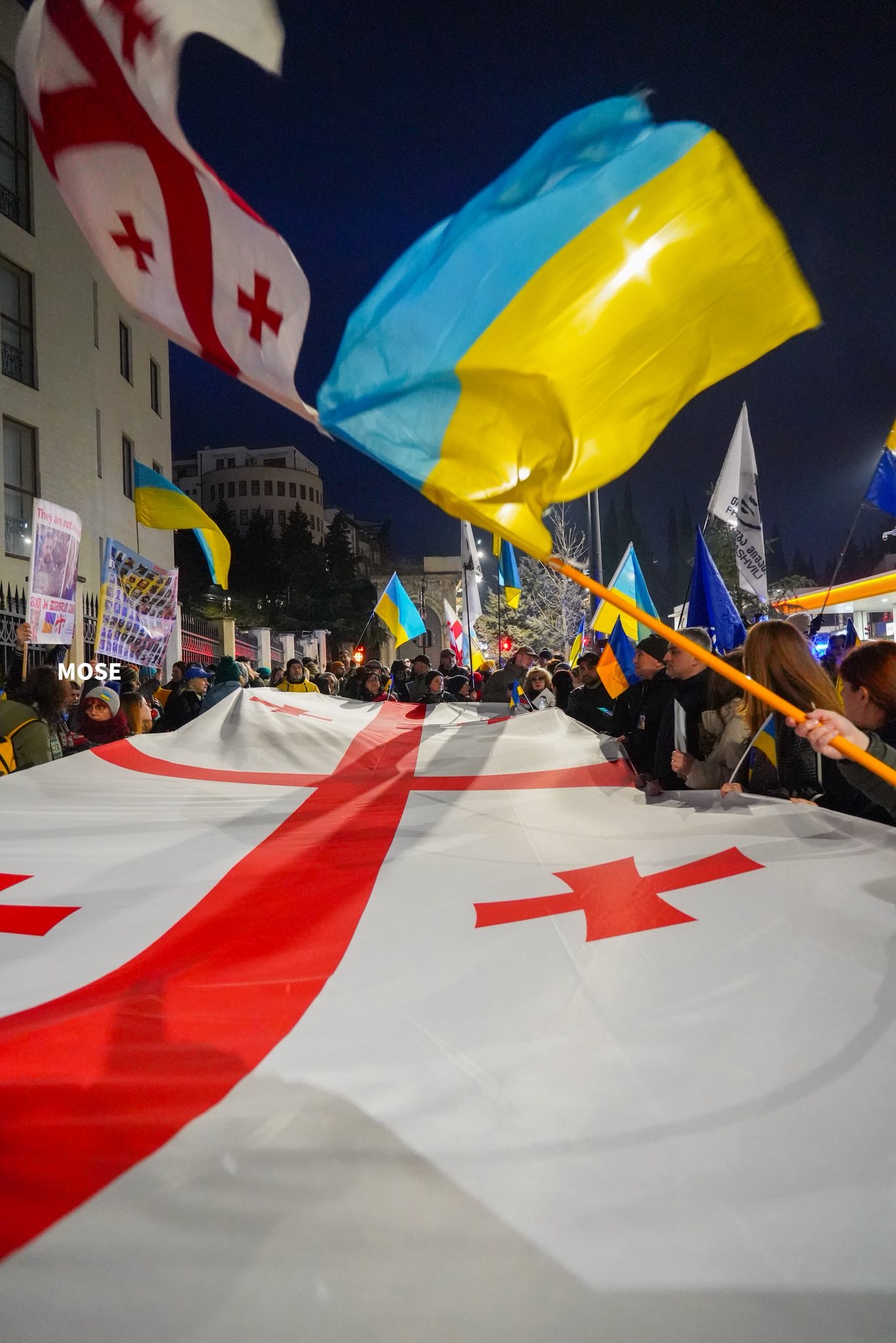 Common Enemy, Shared Struggle: Tbilisi Voices Solidarity with Ukraine